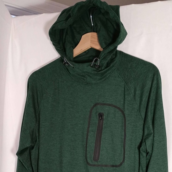 American Eagle/AE Green Men's Pullover, Kangaroo Mesh Pocket, Size S - Picture 1 of 10